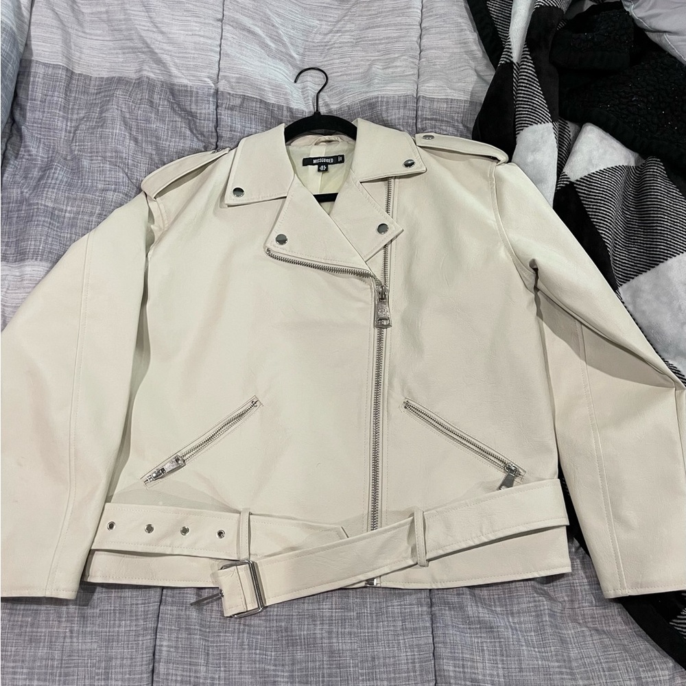 Missguided leather jacket